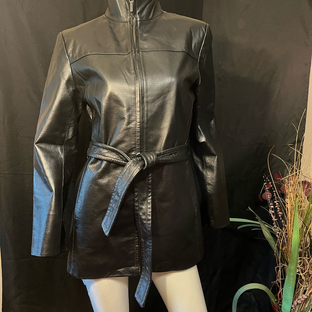 Worthington Women's Black and Red Jacket sz M